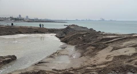 ADNOC breakwater works, Ghalilah, Ras Al Khaimah