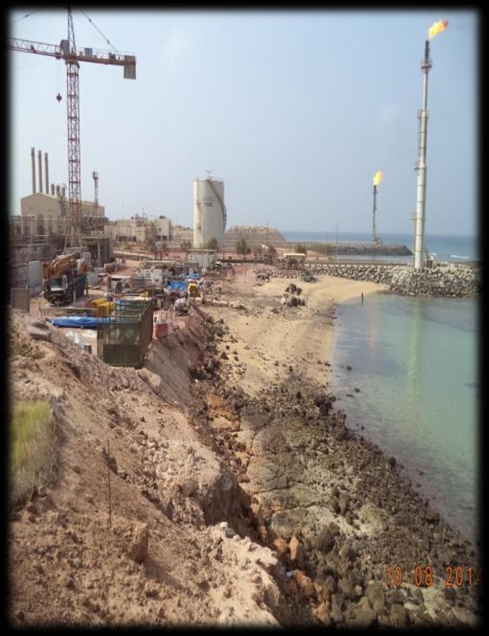 Shore protection works at Ras Laffan, Qatar