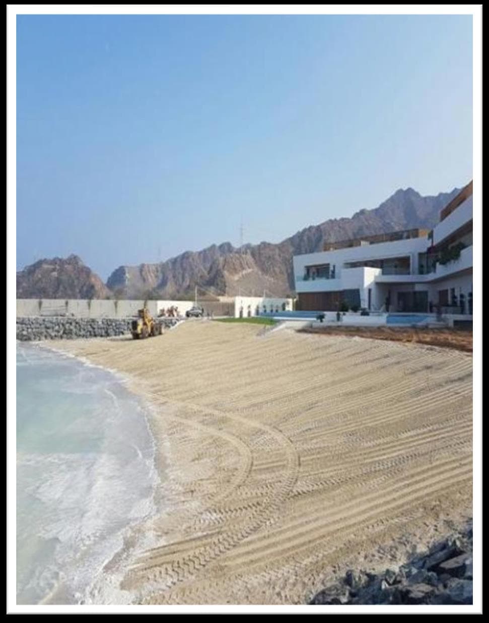 Breakwater and pontoon works for H.H. Sheikh Butti